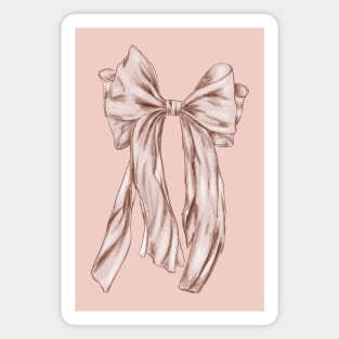 Cute Pink Bow Magnet